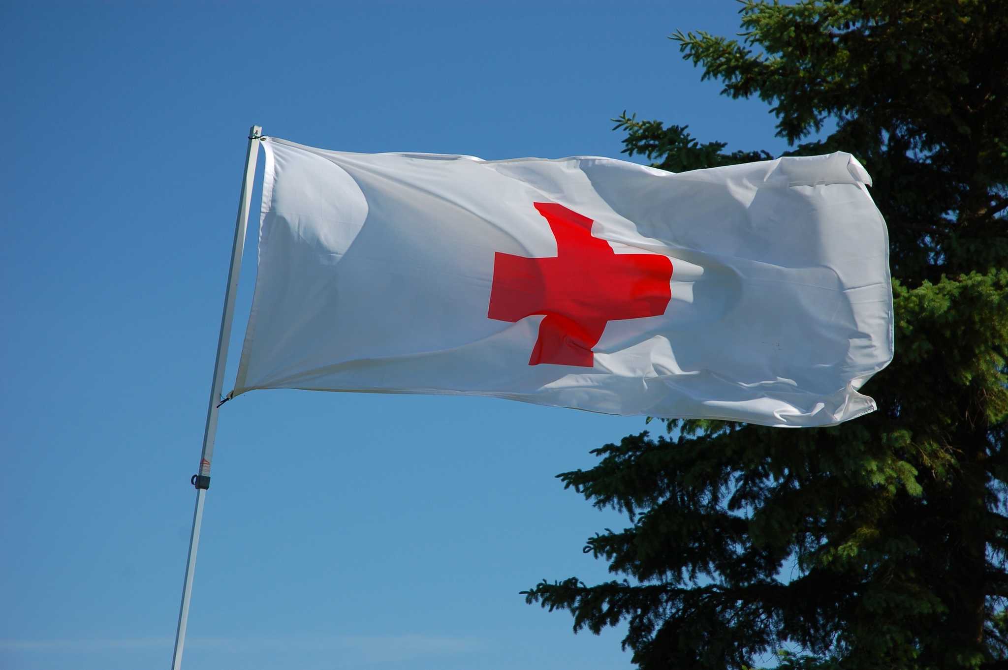 Canadian Red Cross logo flag
